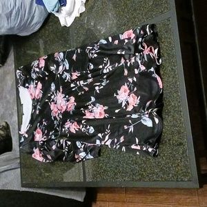 Roses print dress